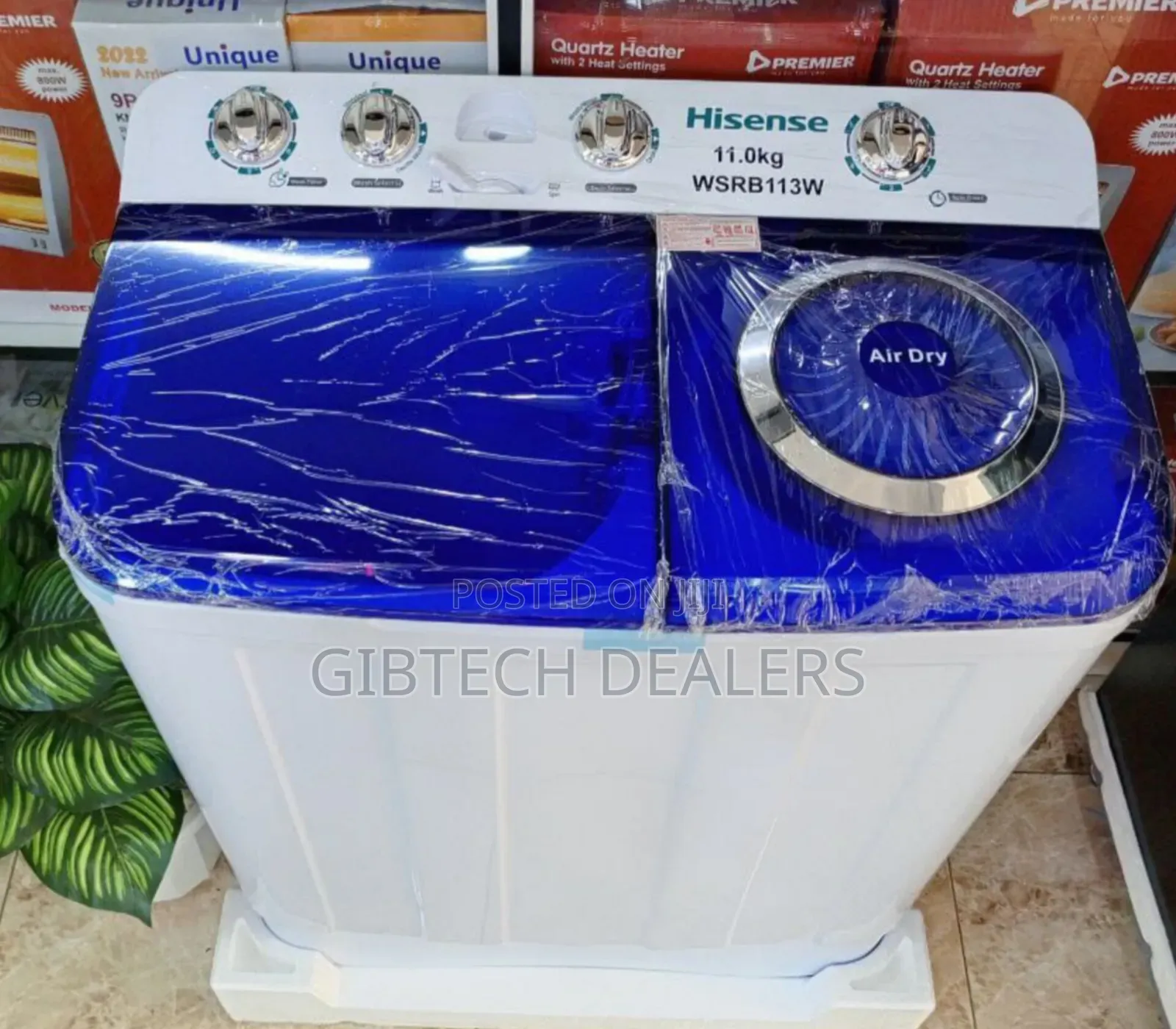 Hisense 11kg Twin Tub Top Load Semi Automatic Washing Machines