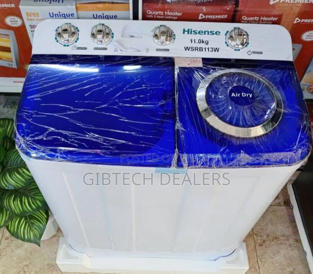 Hisense 11kg Twin Tub Top Load Semi Automatic Washing Machines - main view