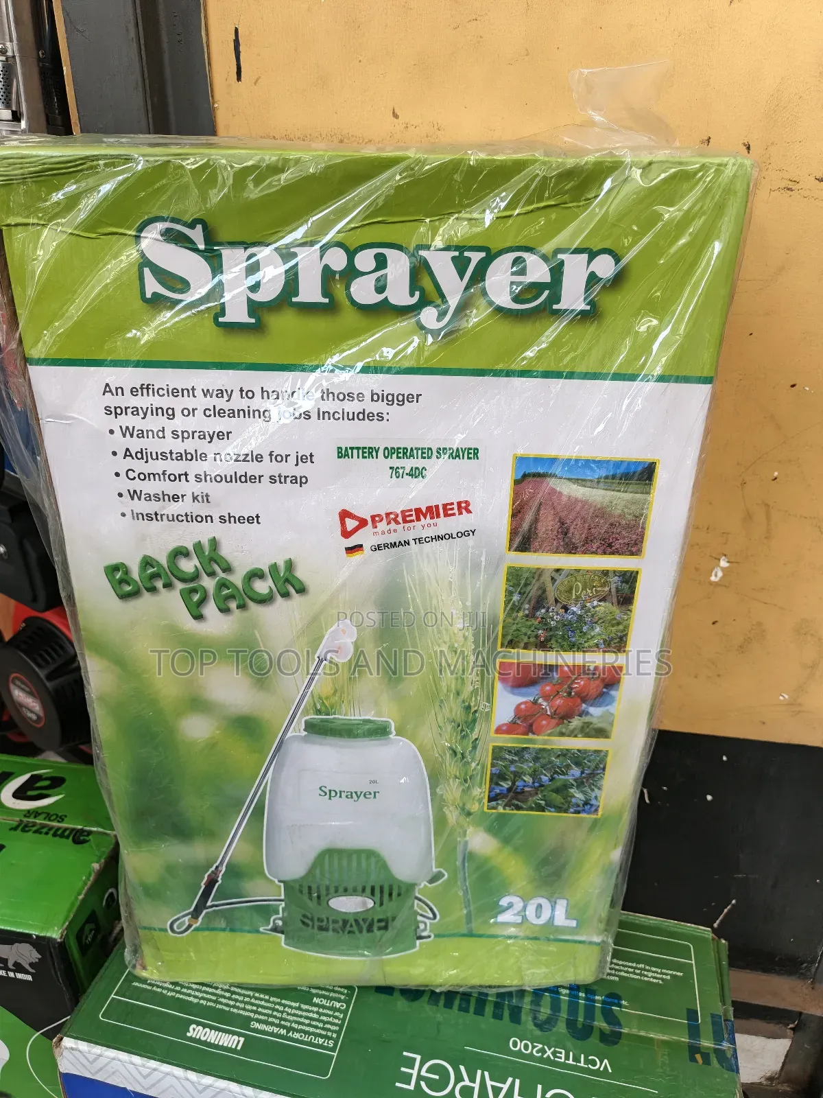 2 in 1 20 Litres Back Pack Battery Knapsack Sprayer
