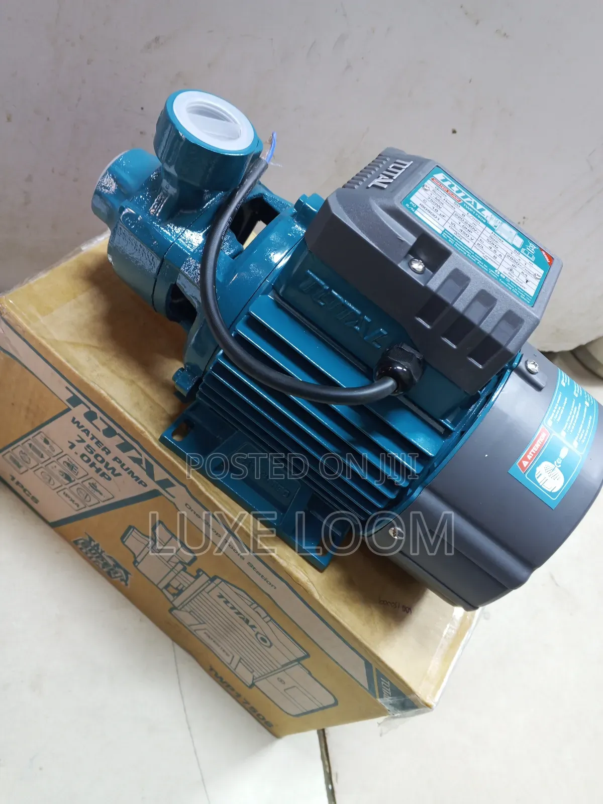 Total Water Pump 1hp, 52m Head