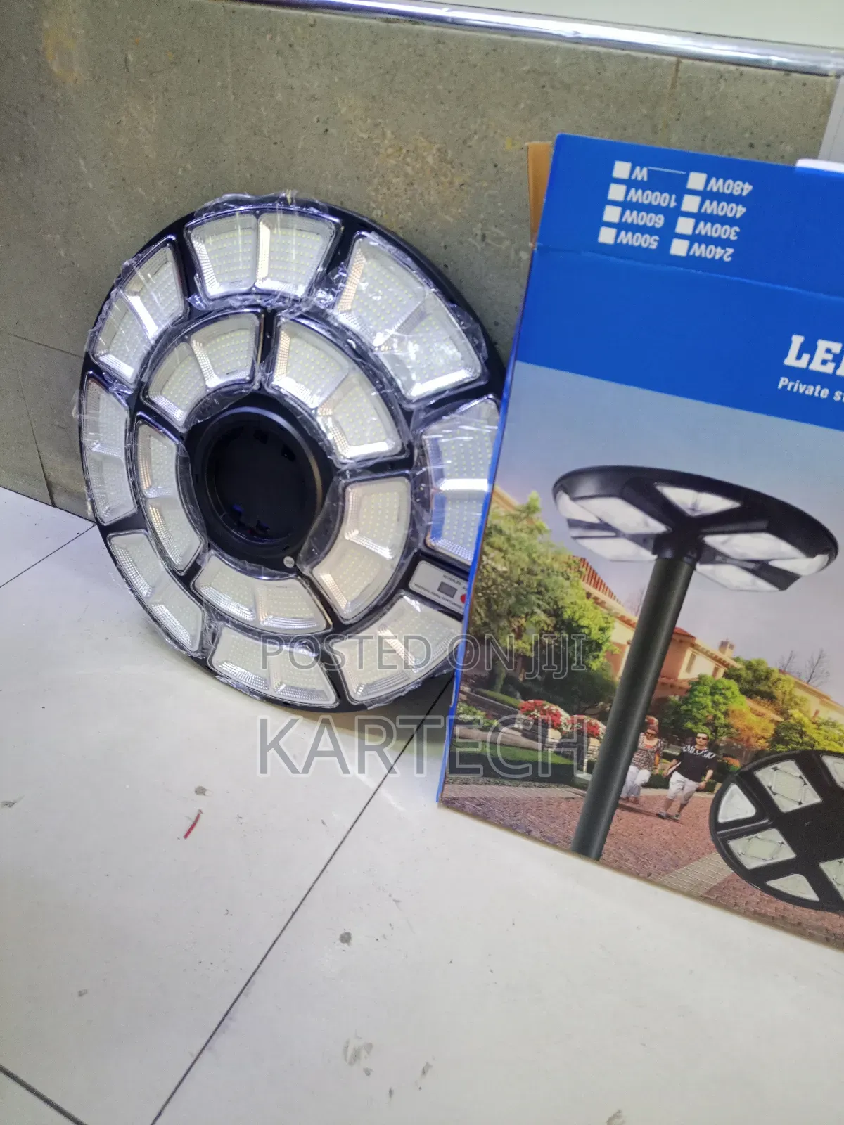 High-Lumen Led Solar Street Light – For Gardens, Compounds Streets