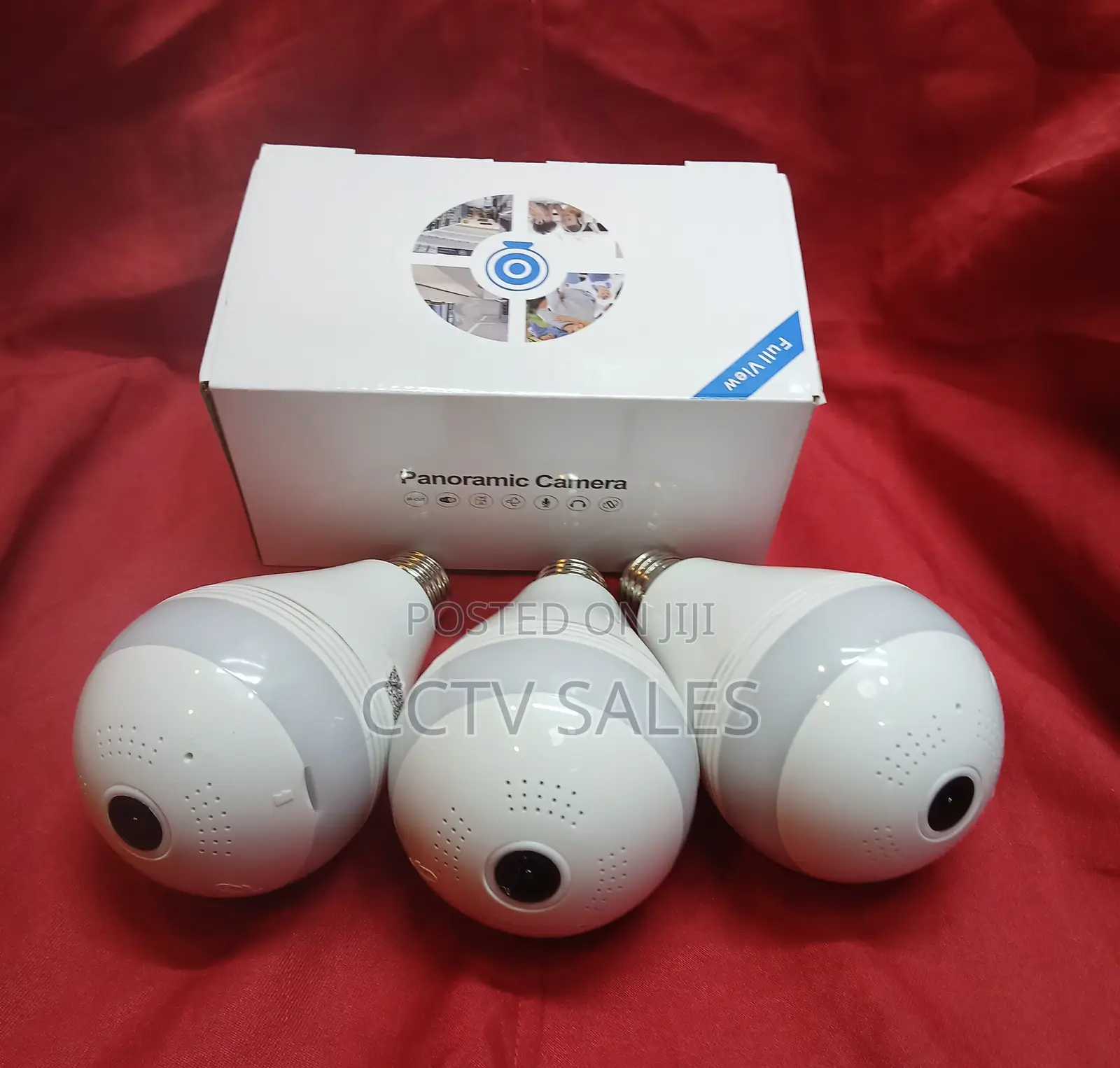 Best 360 Degree View Wireless Wifi Bulb Camera1080p Video