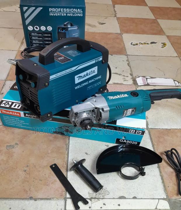 Makita Welding Machine 500 Amps and Makita Grinder 9 Inches 2100 Watts