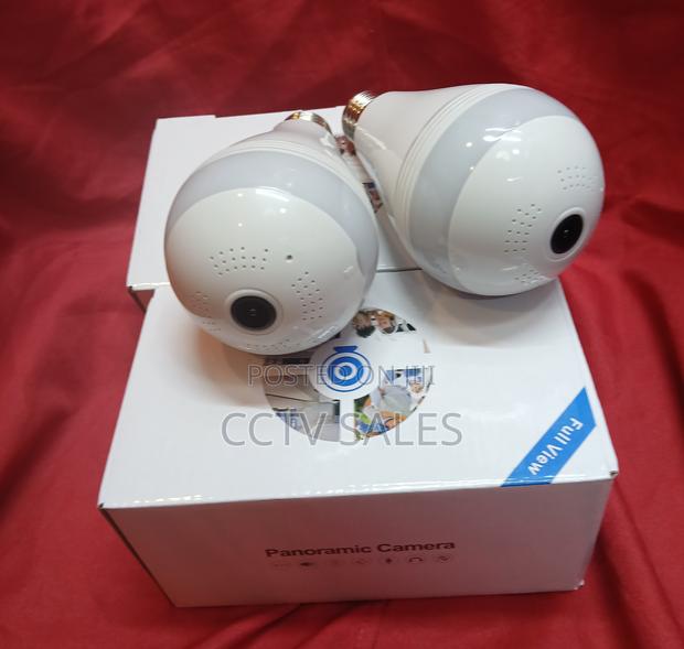 Generic Bulb Wifi Nanny Camera 360 Degree With Led Bulb