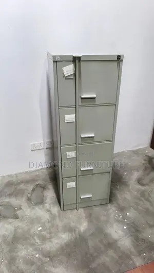Office Cabinet; Metal File Storage (Office Furniture) 4 Drawers