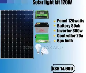 120watts Solar Light Fullkit All Weather