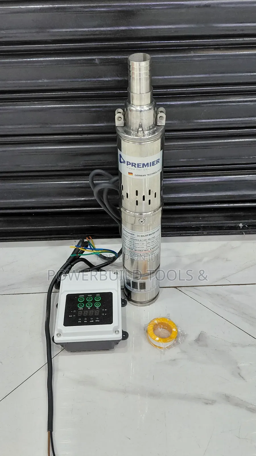 Premier Dc Solar Water Pump, Model 3sybs2.0/140-96/750 Watts.