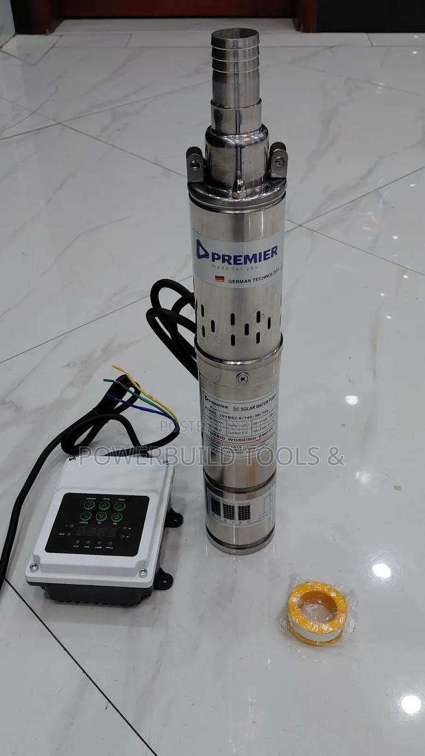 Premier Dc Solar Water Pump, Model 3sybs2.0/140-96/750 Watts.