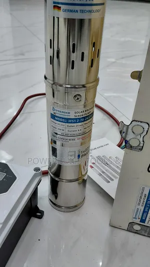 Premier Dc Solar Submersible Pump 140m Head 750w