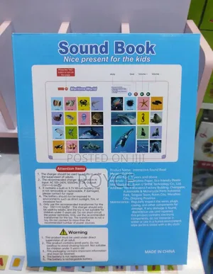 Rechargeable Sound English Words Book