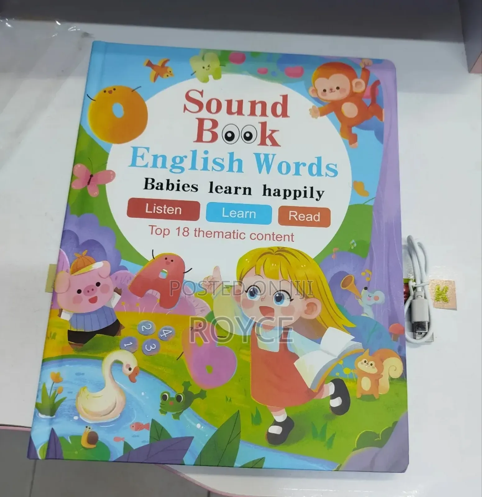 Rechargeable Sound English Words Book