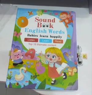 Rechargeable Sound English Words Book