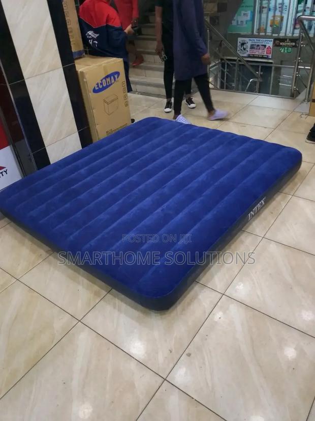 Colour Blue Original 6*6 Inflatable Matress. New