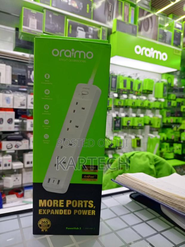 Oraimo Powerhub 2 Smart Fast Charging Extension Socket - main view