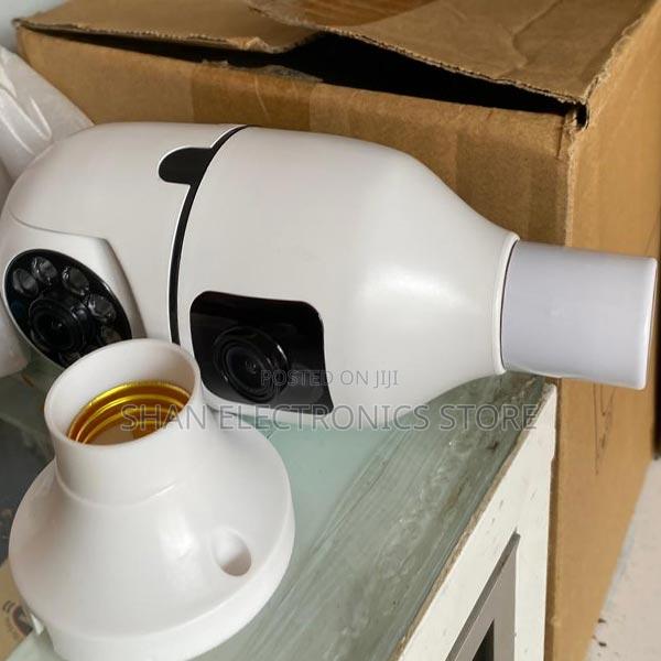 PTZ E27 Light Duallens Bulb Camera Wifi Surveillance Night Vision 360 - main view