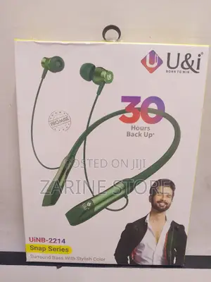 U I Wireless Neckband Type C Charging Many Talk/Music Time