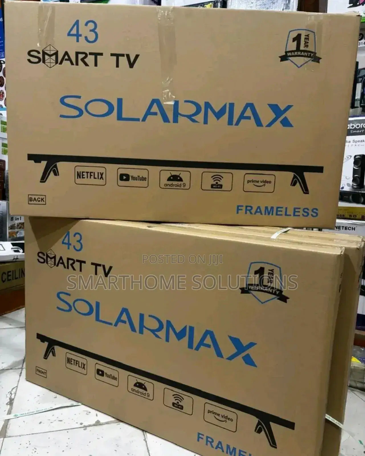 Solarmax 43" Smart Tv | Crystal Clear Display