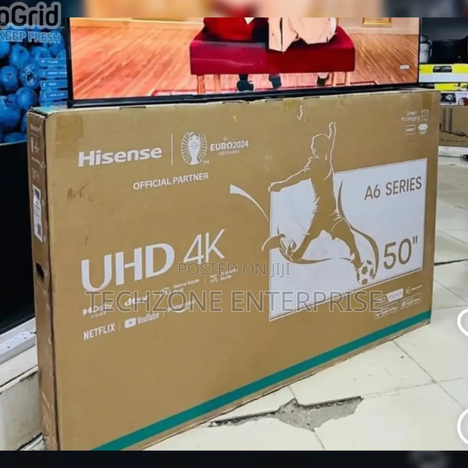 Hisense 50 Inch Smart Uhd Frameless Led Tv