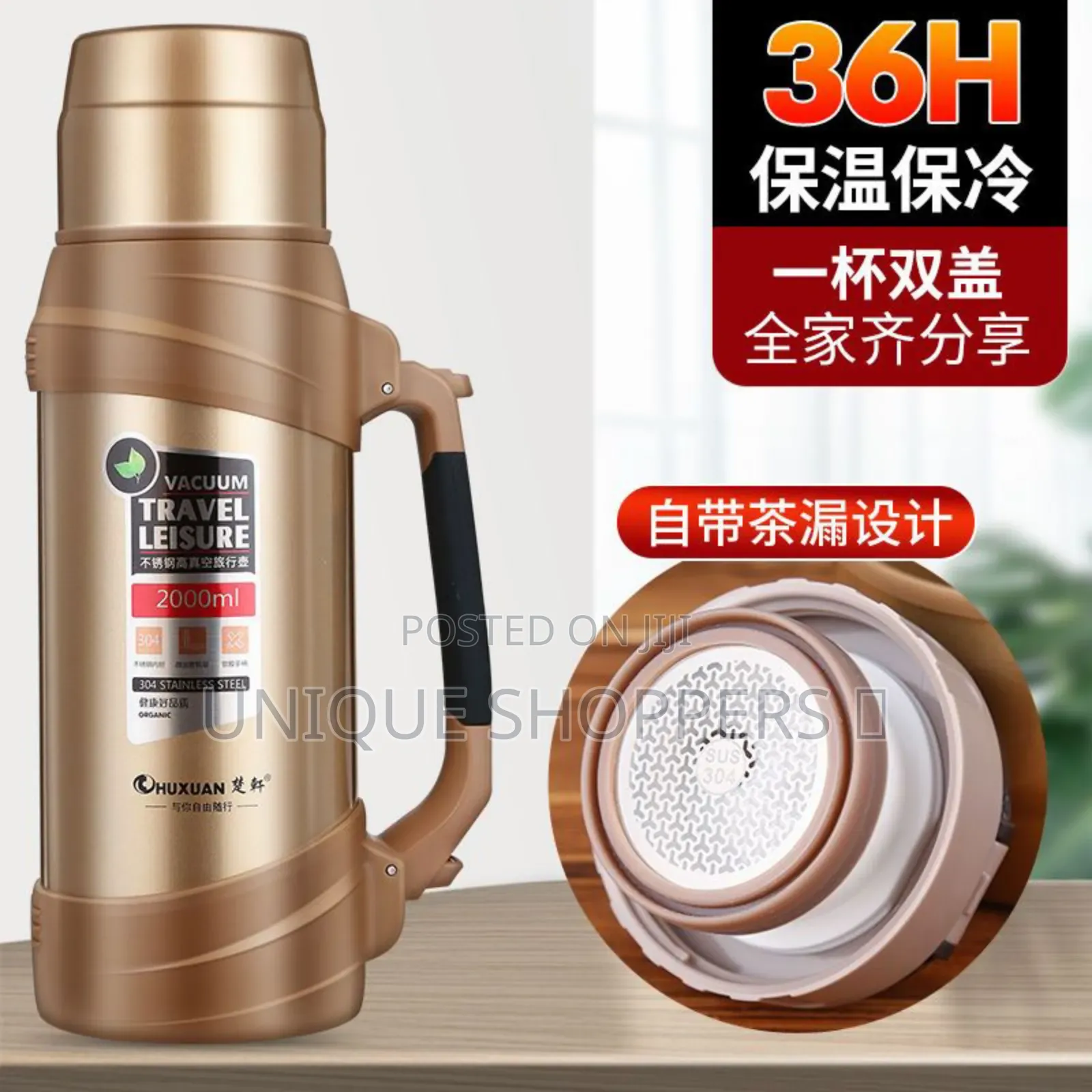 Signature Stainless Steel Vacuum Flask Sgyq-2500b (2500ml)*