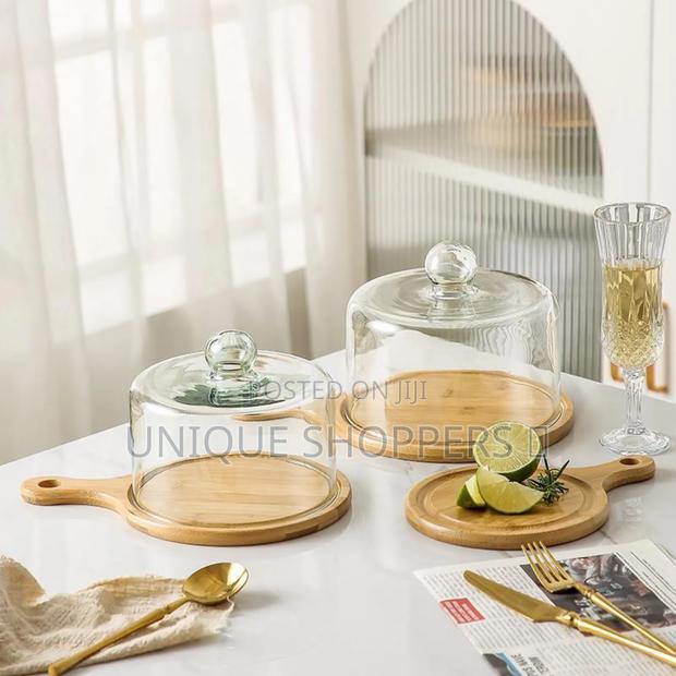 Bamboo Fruit Board With Cover 28cm Now Available - thumbnail 4