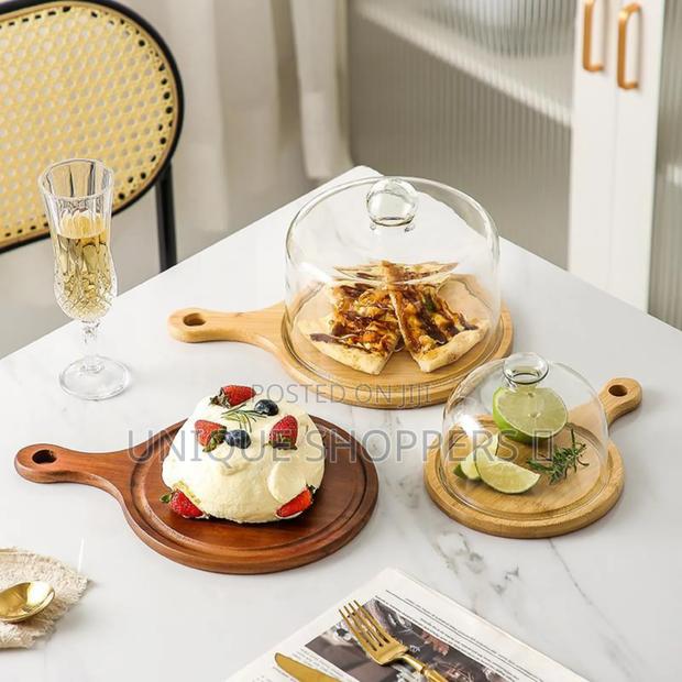 Bamboo Fruit Board With Cover 28cm Now Available - thumbnail 5