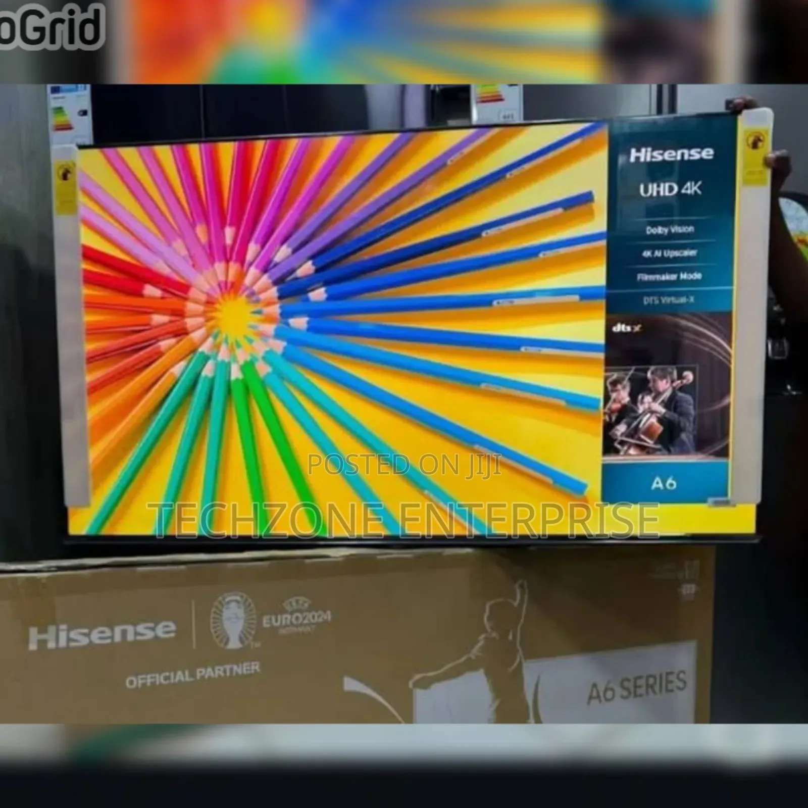Hisense 55 Inch Uhd Smart Tv 55a6n With Voice Control 