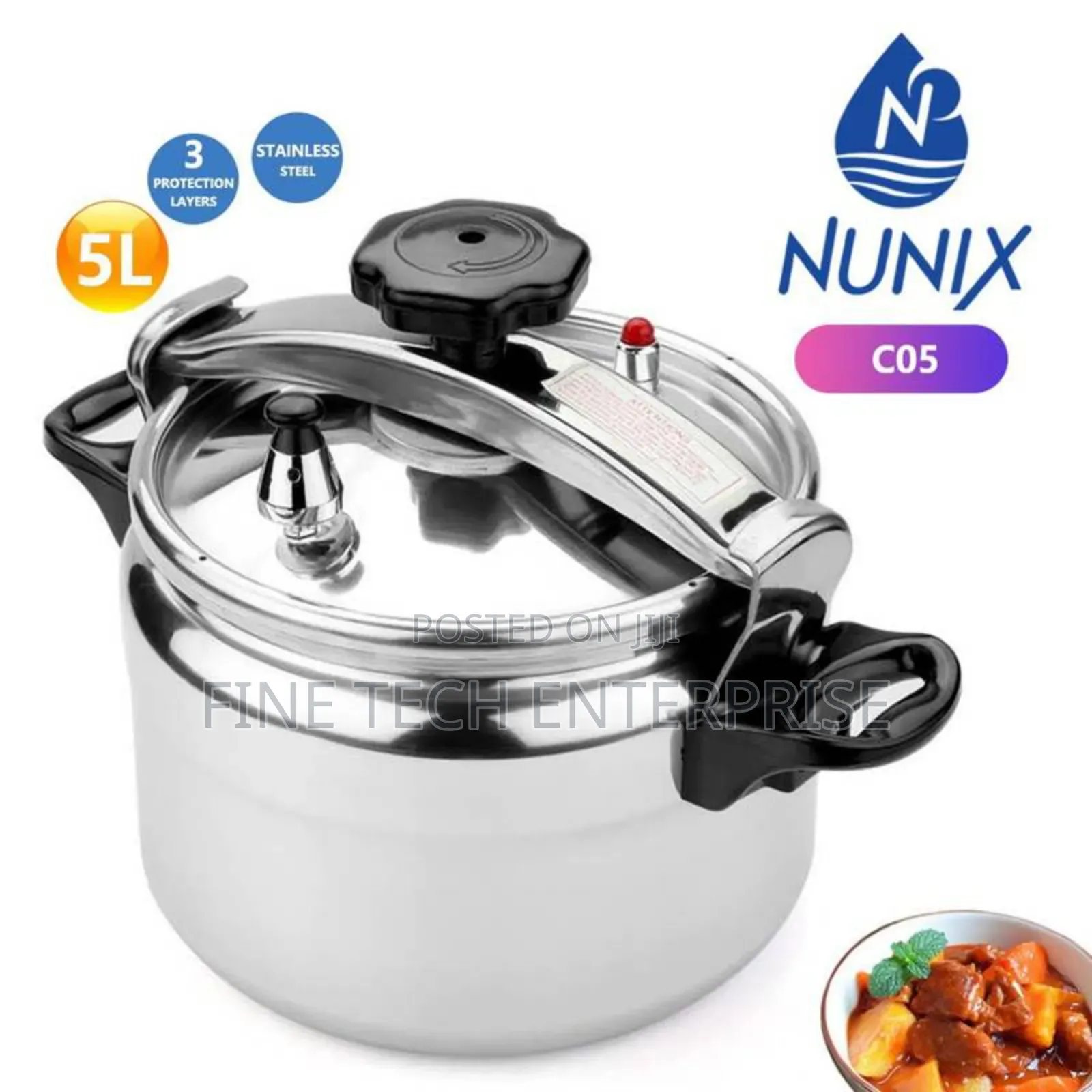 5l  Non Explosive Pressure Cooker