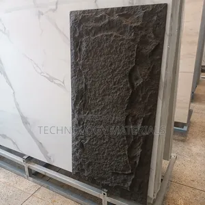 Pu Black Faux Stone