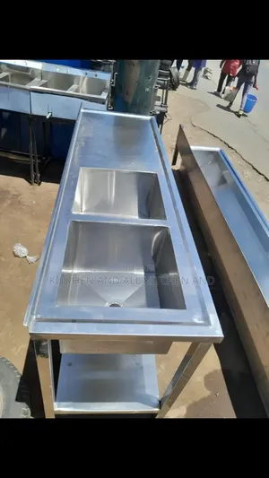 Left Side 6ft Stainless Steel Sink