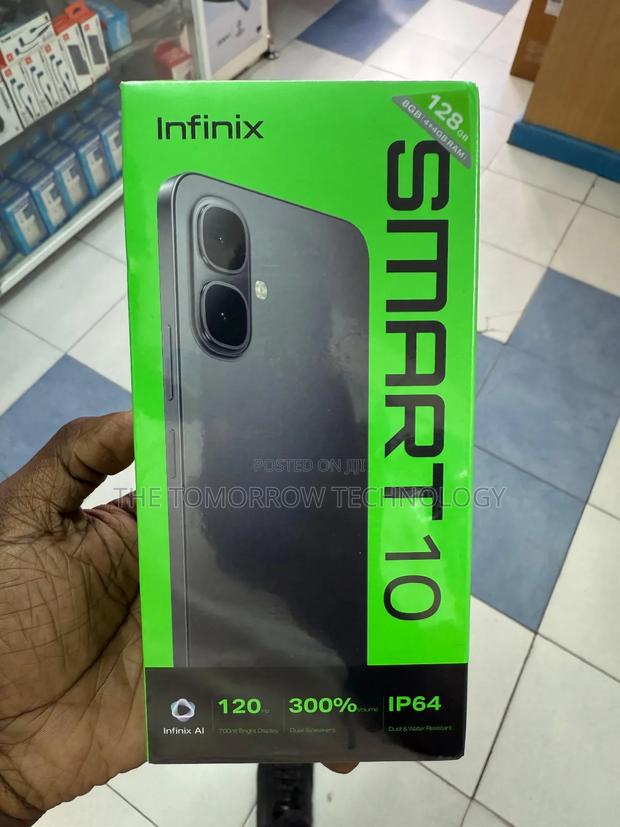 New Infinix Smart 10 128 GB Black