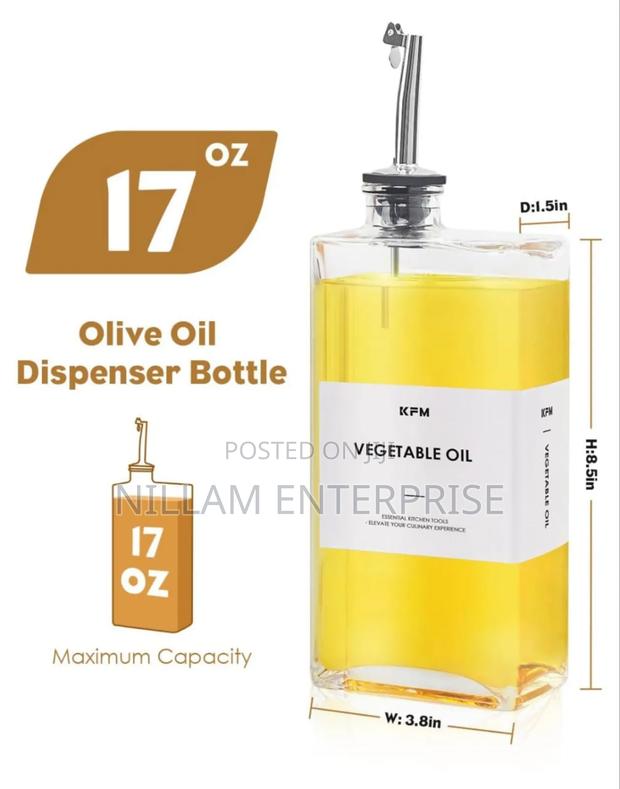 Portable Olive Oil Bottle 500ml - thumbnail 3