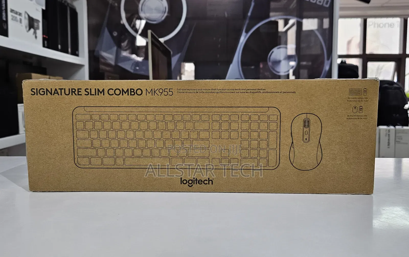 Logitech Signature Slim Mk955 Wireless Keyboard Mouse