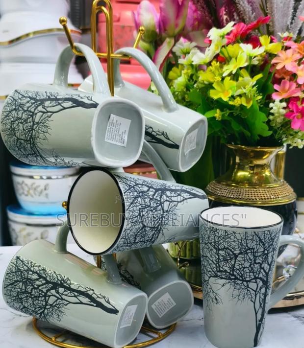 Grey Tree Mugs Set* - main view