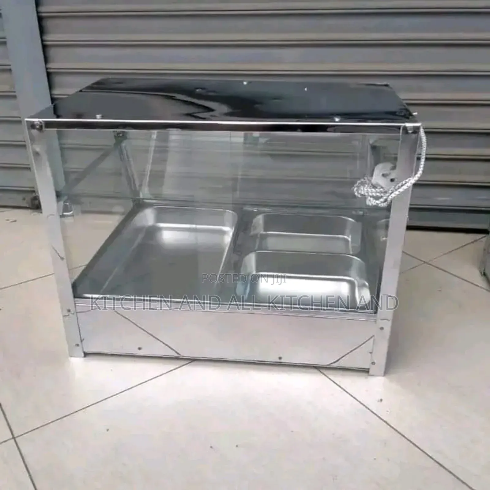 Medium Stainless 3 Insert Chips Warmer