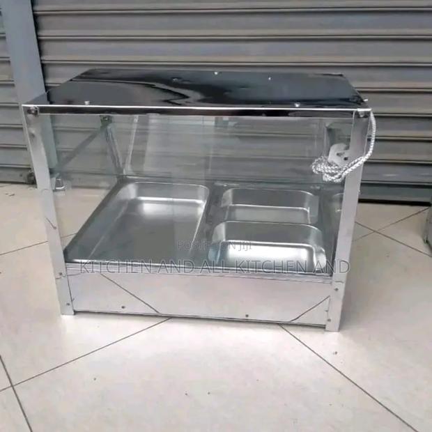 Medium Stainless 3 Insert Chips Warmer - main view