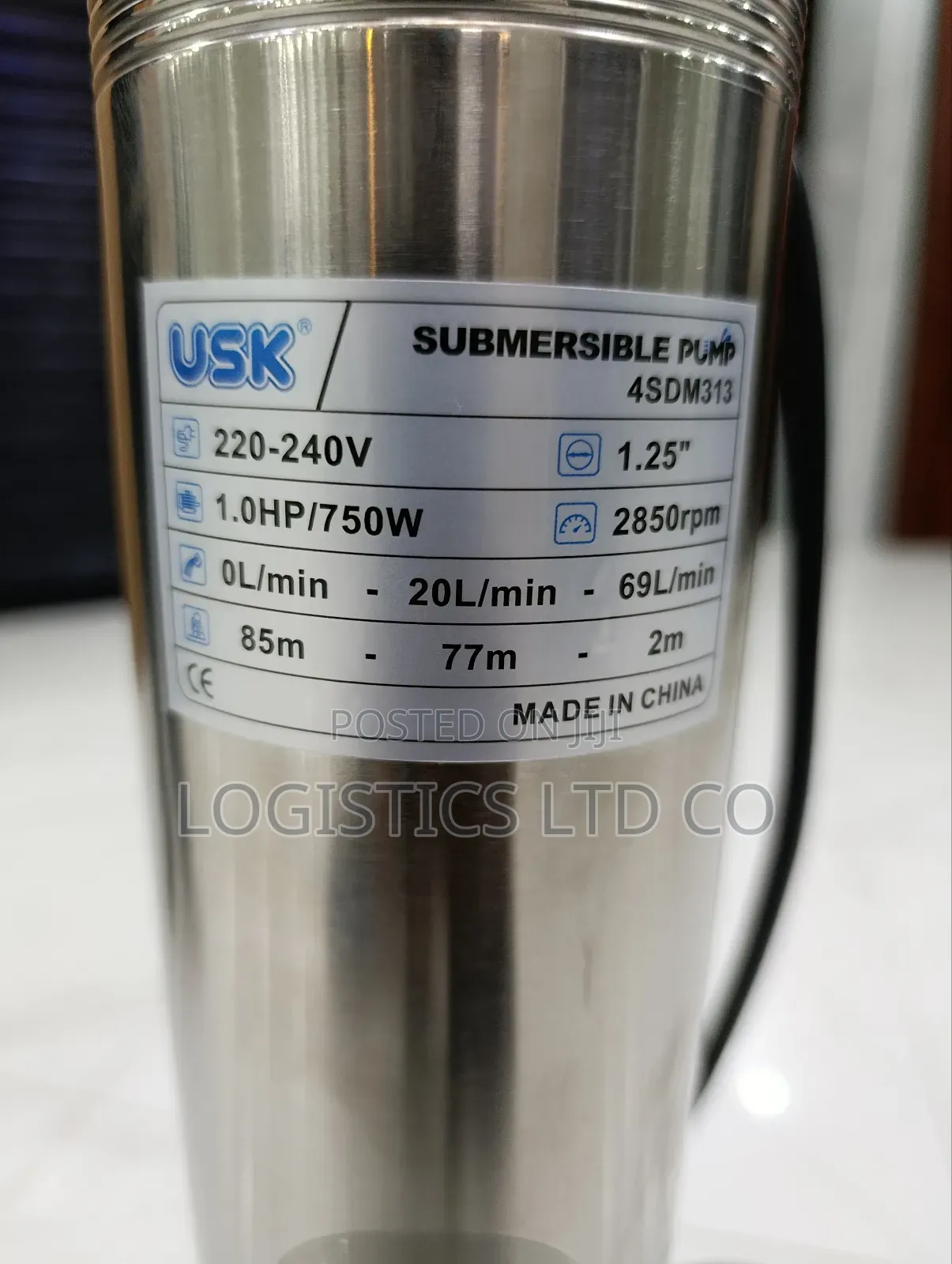Usk 1hp 220v 85m Submersible Pump