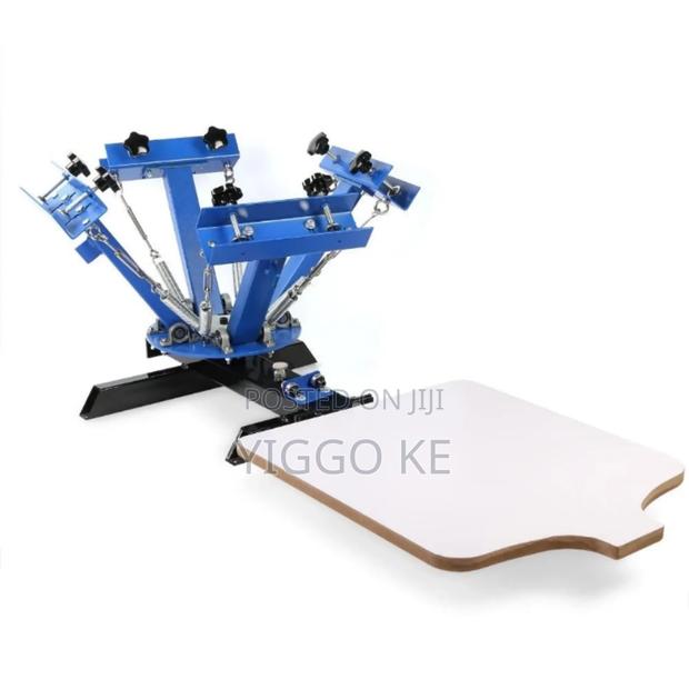 1 Station 4 Colors Screen Printers