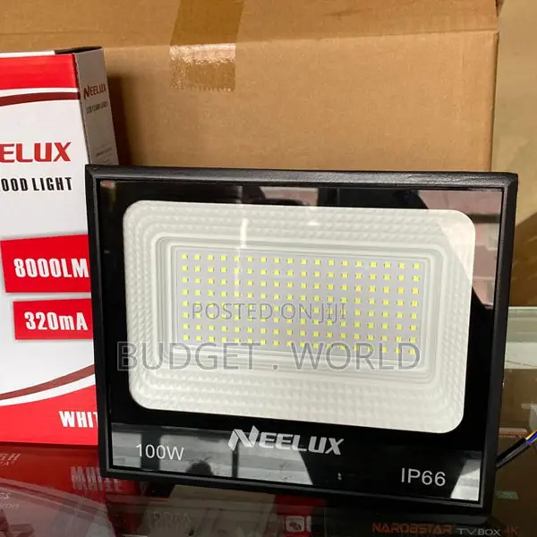 Security Floodlights Ip66 100w 15000lm Parking Led Floodlight