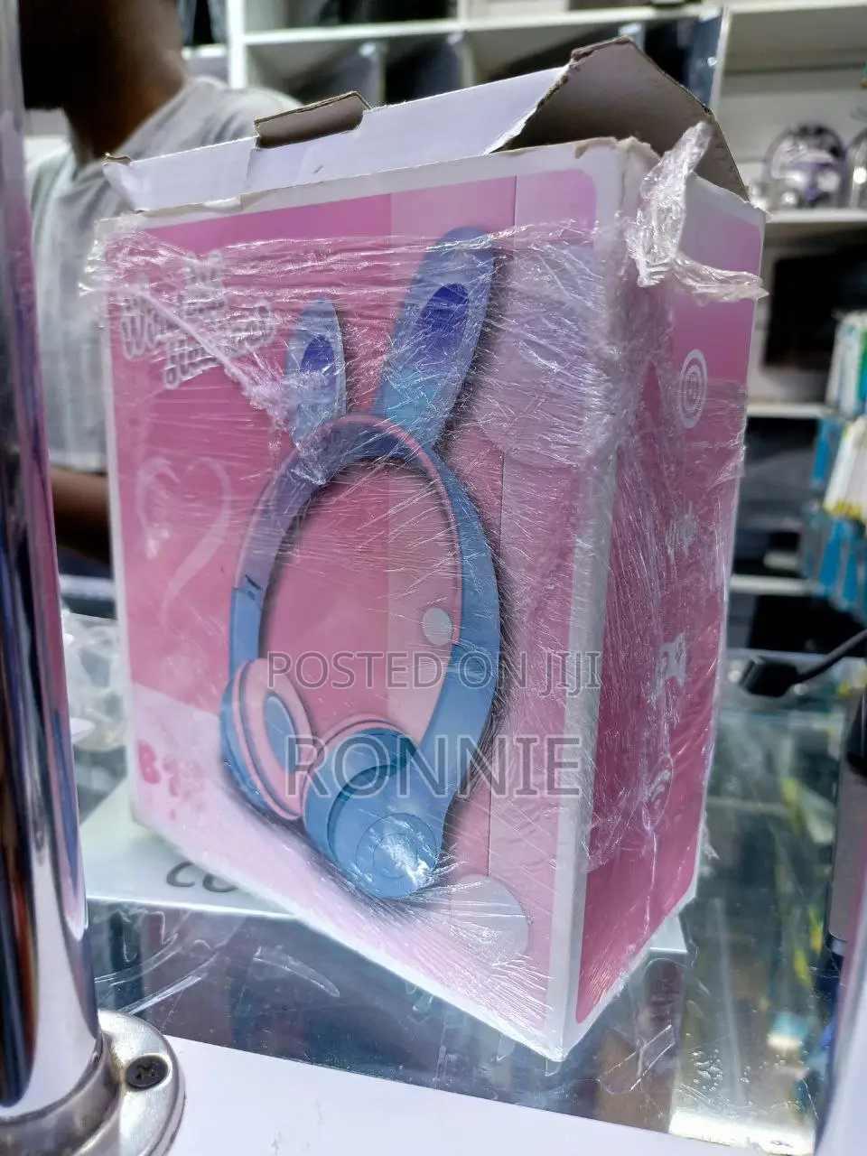 Kids Wireless Bluetooth Headphones With Cute Bunny Ears