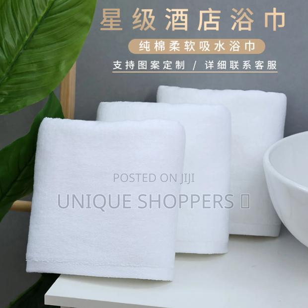 6psc White Face Towel