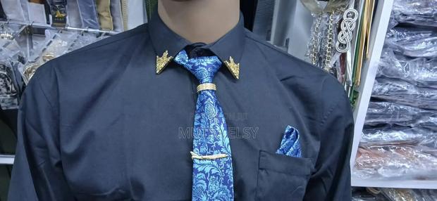 Gold Silver Collar Pins - main view