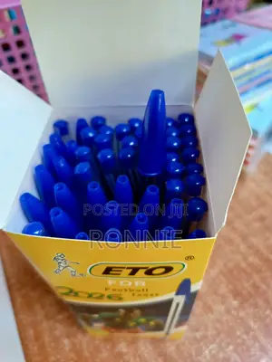 Eto Blue Ballpoint Pens – Pack of 50 Biros