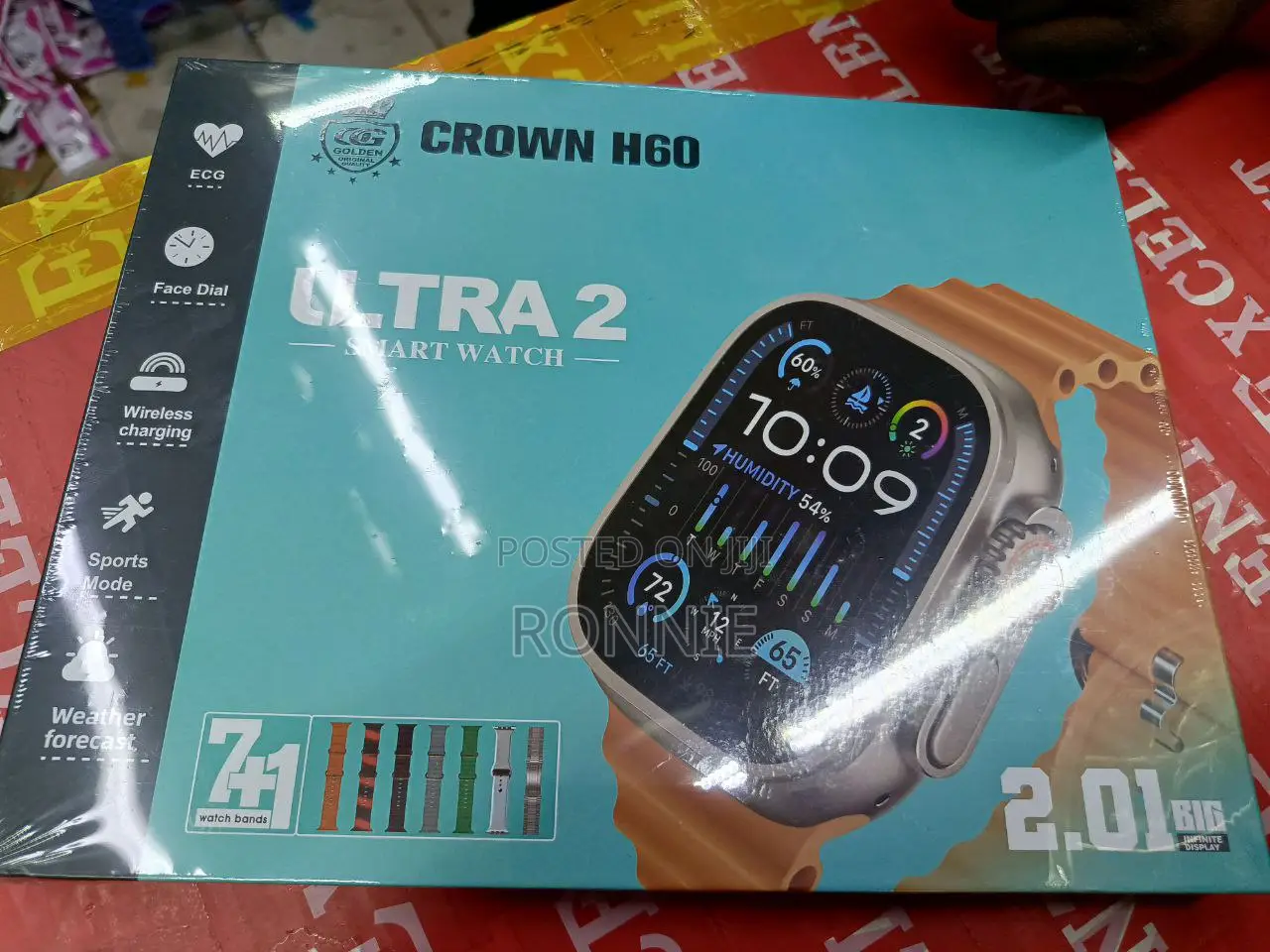 Ultra Smart Watch With 7 Straps With Nice Display and Good App