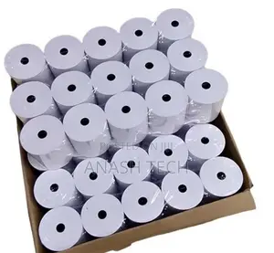 Long-Lasting Pack of 50 Rolls 80mm X 79mm Thermal Paper Roll