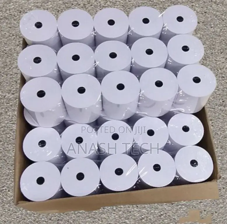 Up to Date Pack of 50 Rolls 80mm X 79mm Thermal Paper Roll