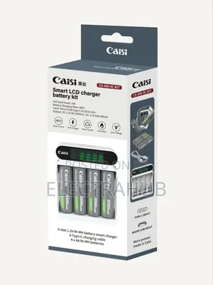 Caisi Smart LCD Battery+ Charger Kit Brand New Sealed