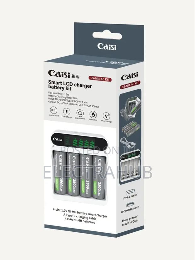 Caisi Smart LCD Battery+ Charger Kit Brand New Sealed