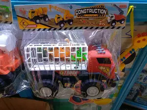 Kids Animal Transport Cage Truck Toy - Zoo