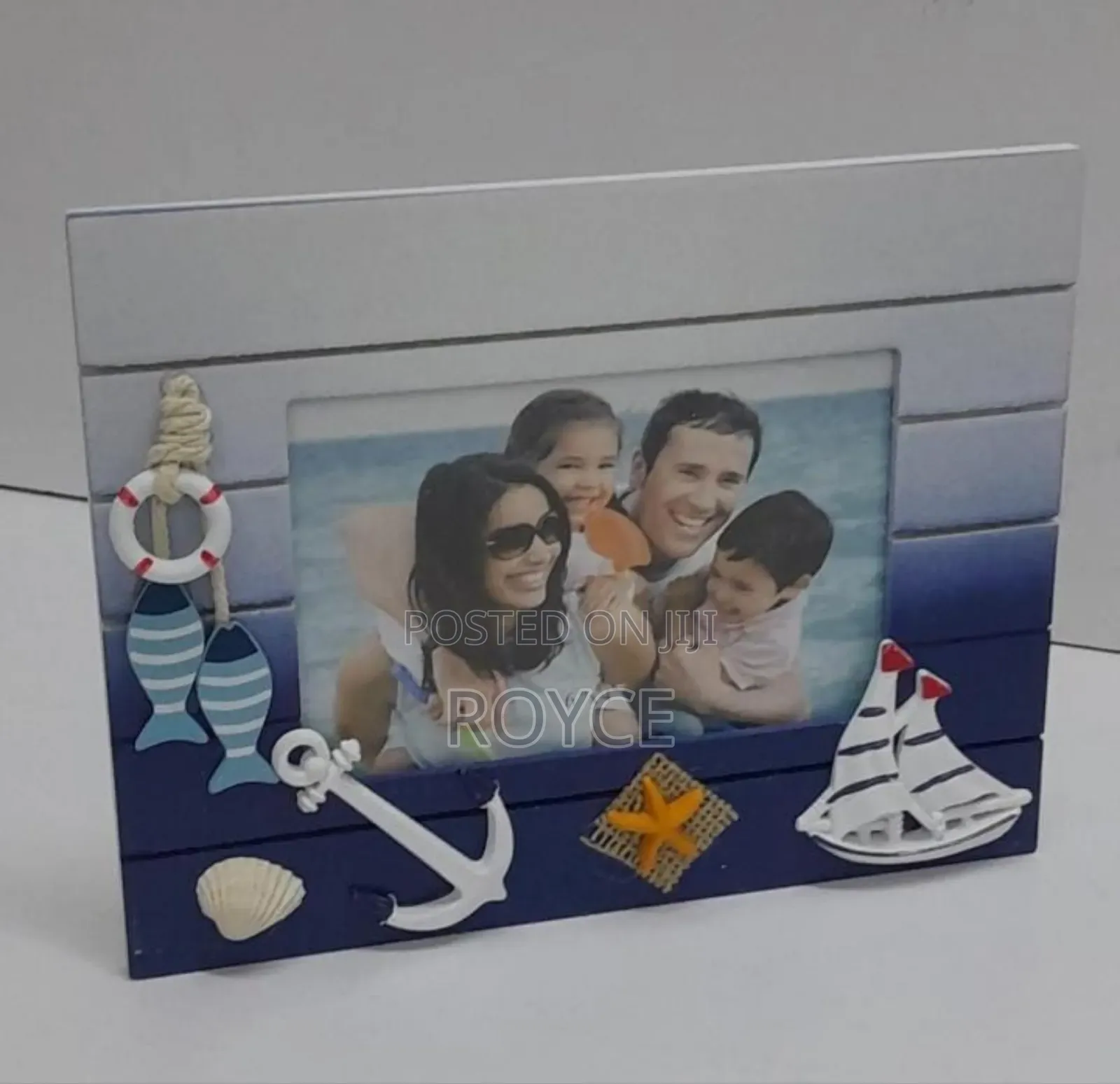 Wooden Sailor Frame Clock Deco