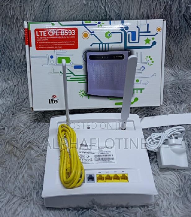 4g Wifi Router Huawei B593 Lte With 4 Lan Ports $External Antenna Port